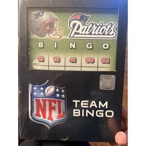 New In Sealed Box "New England Patriots" NFL Team Bingo Game 2000